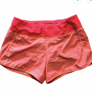 Under armour pink space dye shorts